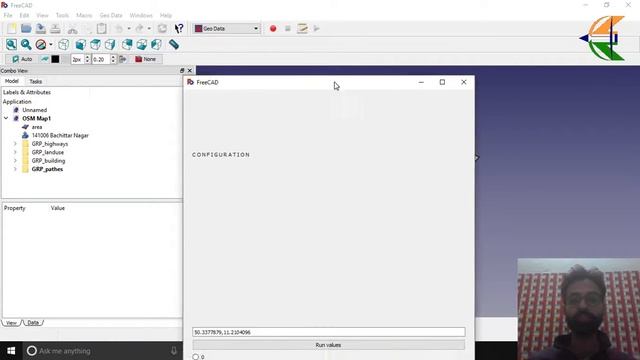 FreeCAD Tutorial: Getting GIS Data Using Geo Data Workbench смотреть онлайн