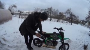 как избавились от шума кикстартера на питбайке