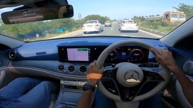 POV Drive: Kaztro Benz In Bangalore Highway ? 6 Cylinder 281BHP 600NM Torque Machine
