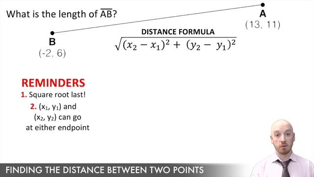 Finding the Distance Between Two Points смотреть онлайн