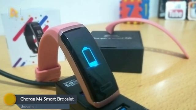 How to charge M4 smart bracelet смотреть онлайн