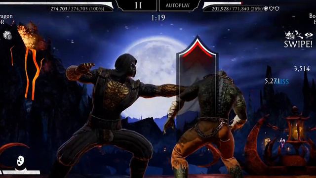 TREMOR BRUTALITY ON BOSSES LIZARD NOOB & BARAKA. Mortal Kombat Mobile смотреть онлайн