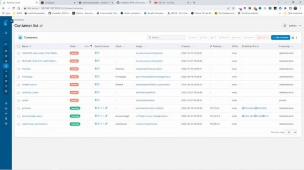 Install LibreSpeed on Docker using command line to test your network speed.