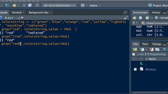 How to use grep and gsub functions in r programming | Regular expression example in r | R Tutorial смотреть онлайн