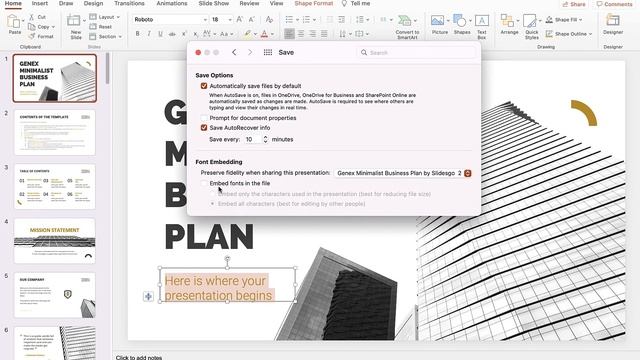 How to embed fonts within a PowerPoint presentation - PowerPoint for Mac смотреть онлайн