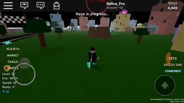 Симулятор скорости в Roblox.Пытаюсь стать самым быстрым роблоксером!!! Симулятор бега . смотреть онлайн
