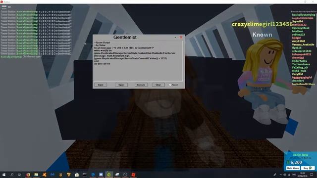 Roblox Spam Script in The Plaza Beta смотреть онлайн