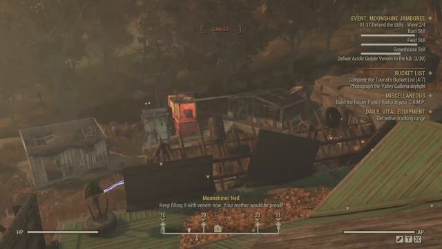 Fallout 76 Mutated Events LP camping @the white spring station and over the area mic sub hunt !! смотреть онлайн