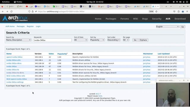 Nvidia drivers (v340) installation on Arch Linux for old hardware смотреть онлайн