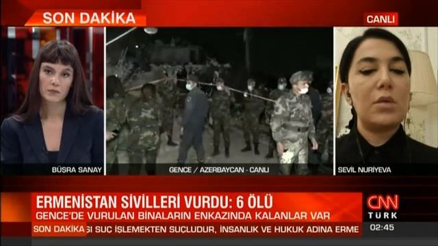 GENCE SALDIRISINDA FULYA ÖZTÜRK 5 SAAT KESİNTİSİZ YAYINLA BİLDİRDİ смотреть онлайн