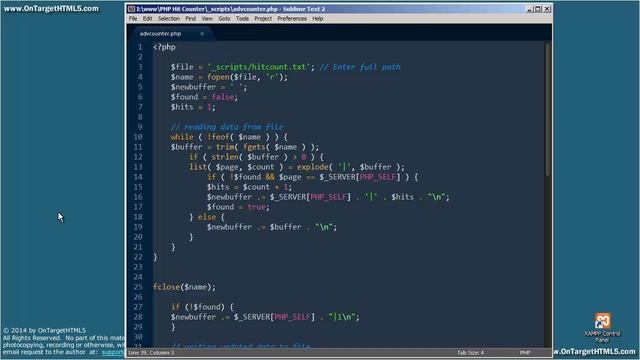 33003 - Building a PHP Hit Counter - Part 3 смотреть онлайн