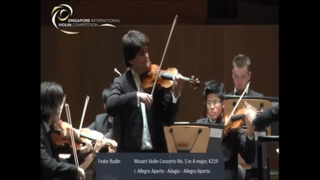 MOZART Violin concerto No.5 - I. Allegro aperto | Fedor Rudin смотреть онлайн