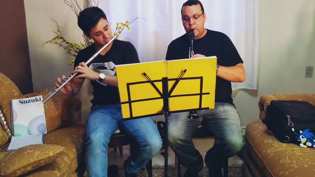 Taffanel - Pequena Peça em forma de Canon - Flauta e Clarinete смотреть онлайн