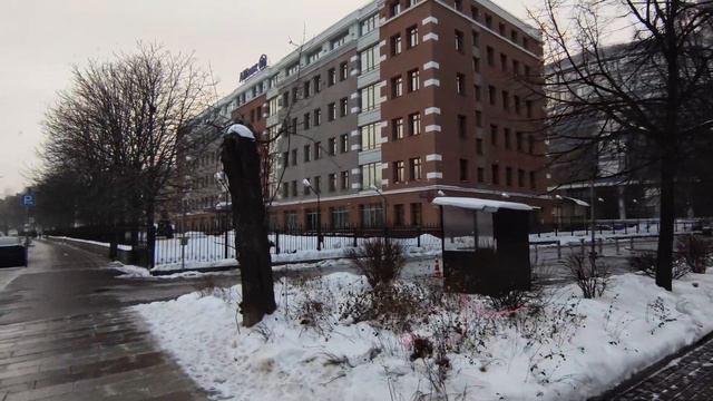 Snowfall In Moscow | Walking In Moscow In The Winter Snow, 4k