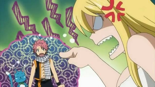 Прикол по Аниме Хвост Феи Fairy Tail Скзка о Хвосте Феи Люси , Хаппи смотреть онлайн