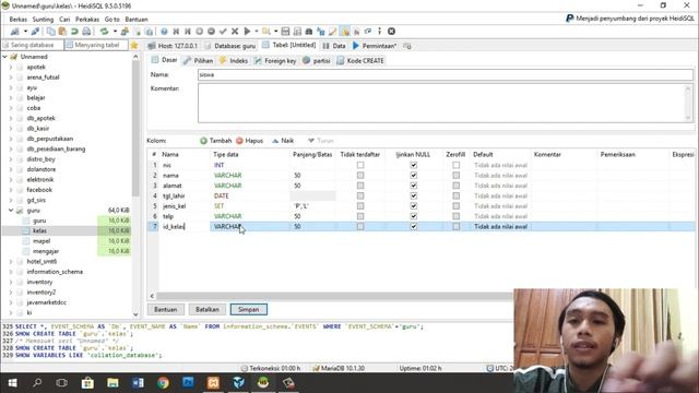 CARA MEMBUAT DATABASE MENGGUNAKAN HEIDISQL смотреть онлайн