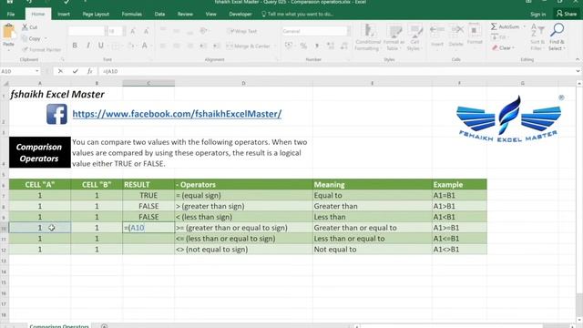 ‼️IMPORTANT - Comparison Operators In Excel смотреть онлайн