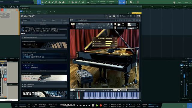 The Best VSTi Grand Piano:  CinematicStudioPiano And 8Dio 1990 StudioGrandPiano