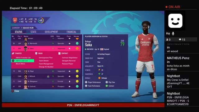 FIFA 21 // PS4 // MANGER OF ARSENAL FC SEASON 1 // ENFIELDGAMINGYT смотреть онлайн