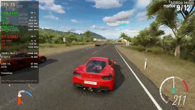 Forza Horizon 3 - GTX 1650 LAPTOP - 16GB RAM - Acer Aspire 7 смотреть онлайн