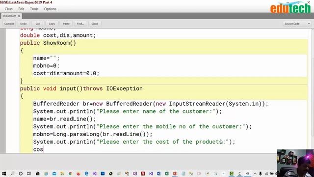ICSE Previous Year Computer Application Paper 2019 Part 4 смотреть онлайн