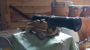 корабельные пушки на петардах