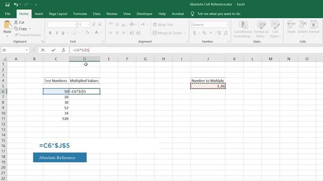 How to Use Absolute Cell Reference in Excel смотреть онлайн