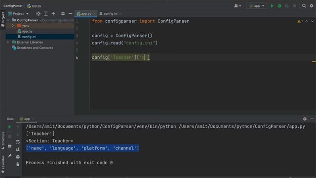 Working with Config Files || ConfigParser || Python for Beginners || Hindi/English смотреть онлайн