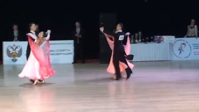 Кубок ЦСКА "Вальс Победы" Квикстеп WDSF International Open 1 16 Жихарев Артем и Дьячковская Валерия смотреть онлайн
