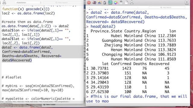 Rstudio: Mapping the Spatial distribution of New Coronavirus by ggmap and plotly смотреть онлайн