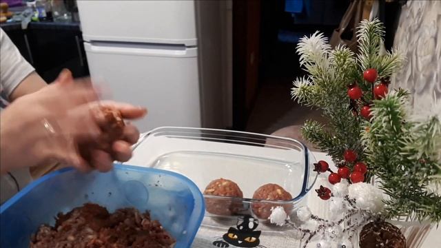 Тефтели с Овощами в духовке. смотреть онлайн