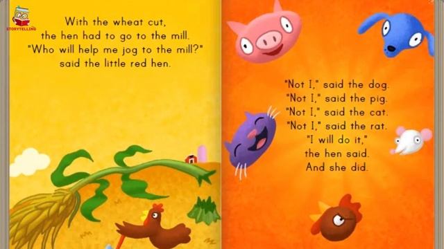 Little Red Hen - Bedtime Stories For Kids - Learning English Stories смотреть онлайн