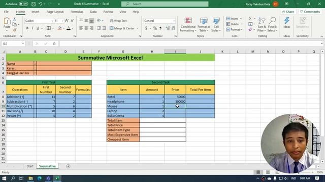 Grade 6 - Microsoft Excel | Summative смотреть онлайн