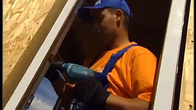 5-й этап - Монтаж окон в доме Сервус смотреть онлайн