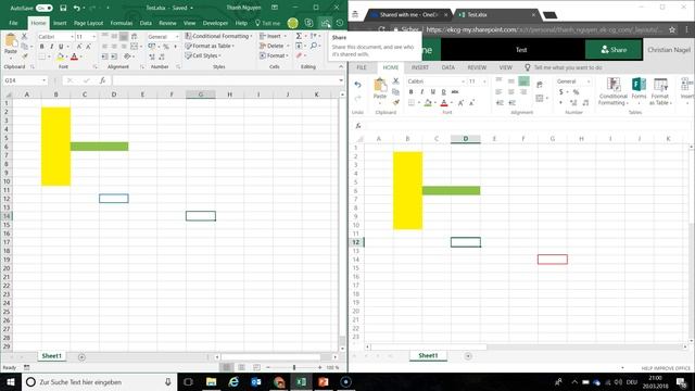 Nhiều người làm việc cùng lúc trên cùng file Excel trong mạng LAN hoặc Internet смотреть онлайн