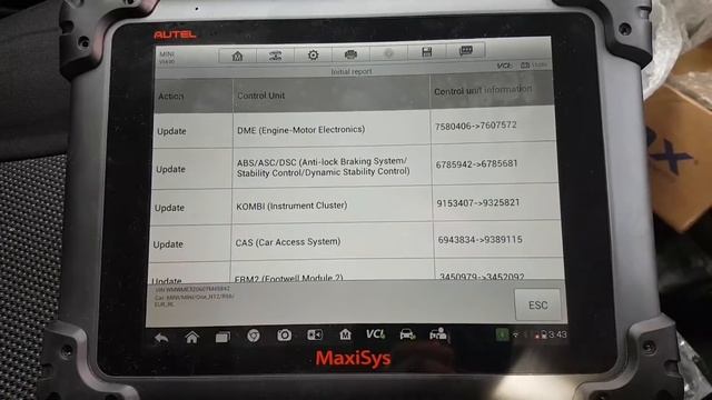 Mini One R56 ABS light on. Errors 5D96, 5DE7, 5E2D . Fault finding and repair. смотреть онлайн