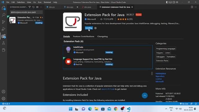 #JAVA Setup in window 11 with vs code editor || Full setup java new version 2023 смотреть онлайн