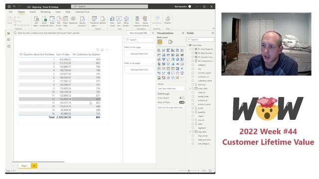 2022 Week 44 | Power BI: Customer Lifetime Value смотреть онлайн