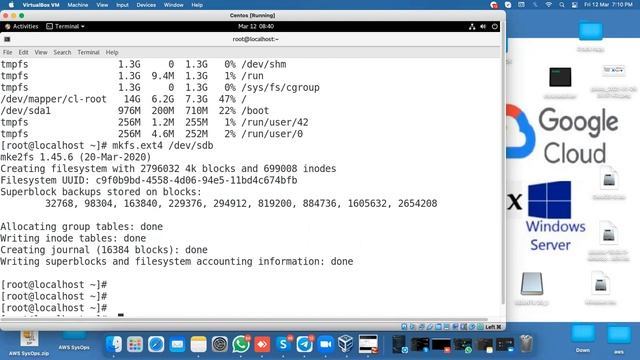 Mount disk Volume in Linux Machine смотреть онлайн