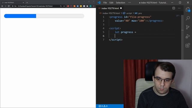 Progress bars with pure HTML смотреть онлайн
