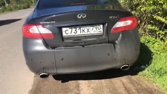 Выхлоп Infiniti m56xS v8 / exhaust Infiniti m56xS v8 смотреть онлайн