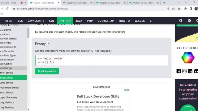 W3Schools PythonTutorial | Python Tutorial for beginners in Telugu | W3schools.com | W3schools смотреть онлайн