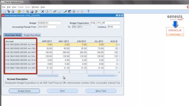 Genesis Budget Plus for Oracle (german) смотреть онлайн