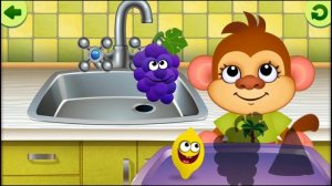 Учим ЦВЕТА ФИГУРЫ и ОВОЩИ|РАЗВИВАЮЩАЯ игра СМЕШНАЯ ЕДА|Kids Game Funny Foods|Nursery Games for Girl