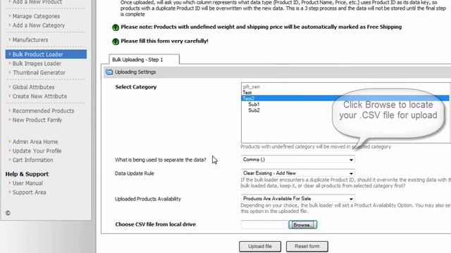 Pinnacle Cart: How to bulk upload your products into Pinnacle Cart Shopping Cart смотреть онлайн