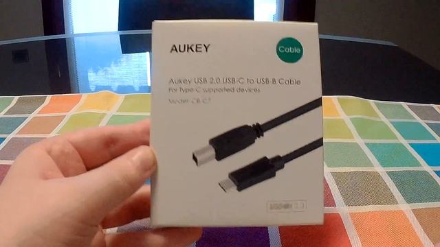 Cavo usb-c /usb-b Aukey per stampanti e scanner CB-C7 (Recensione ITA) смотреть онлайн