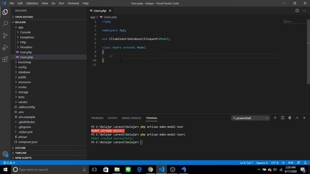 Tutorial Laravel Bahasa Indonesia - 6. Model смотреть онлайн