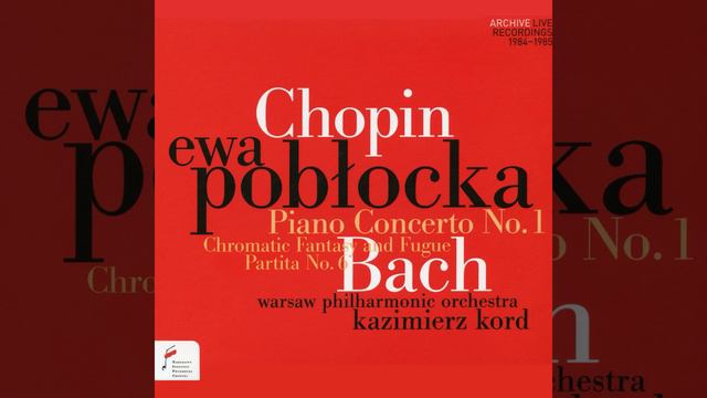 Fryderyk Chopin: Piano Concerto in E Minor, Op. 11: I. Allegro maestoso смотреть онлайн