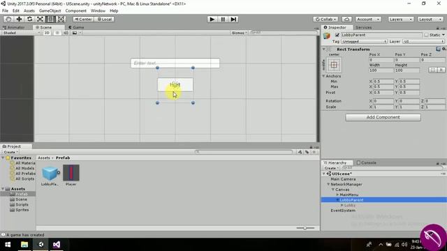 06. Unity Multiplayer Tutorial (UNET Lobby Manager) смотреть онлайн