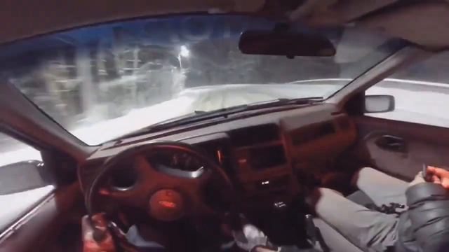 Ford Sierra Cosworth - Drift in snow смотреть онлайн